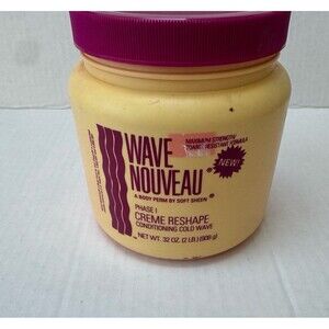 Softsheen Carson Wave Nouveau Phase I Creme Reshape Conditioning Cold Wave 32oz